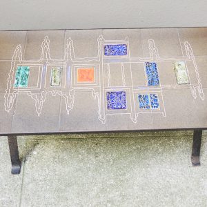 Table Basse En Céramique Vintage
