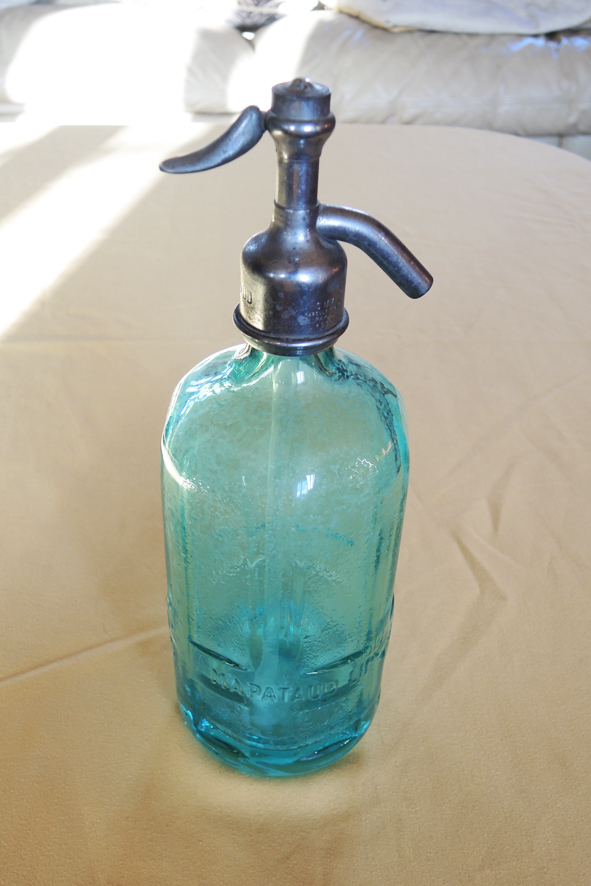 Siphon En Verre Vintage Turquoise MAPATAUD 85CC