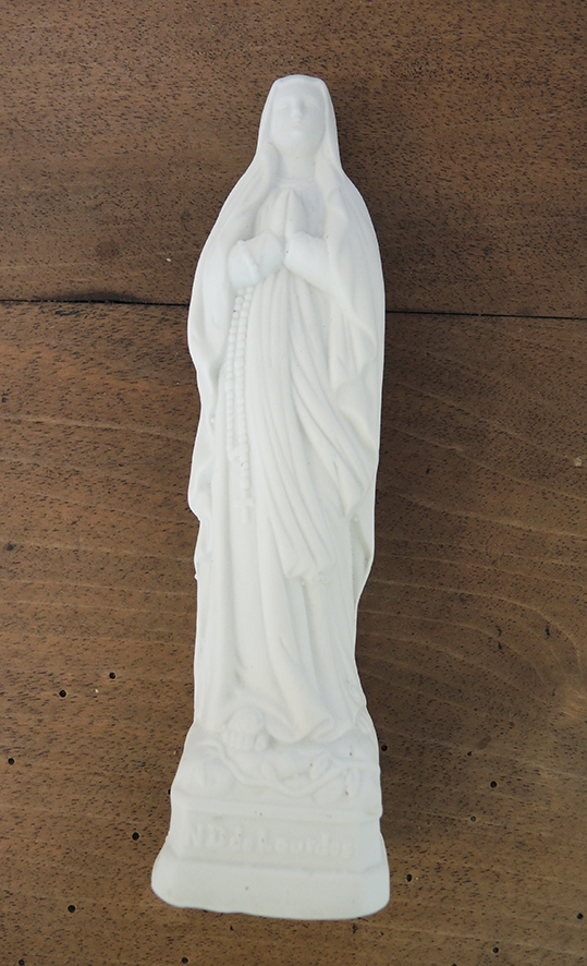 Statuette Vintage de Notre Dame de Lourdes
