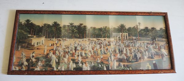 Photo panoramique vintage colorisée Orientaliste