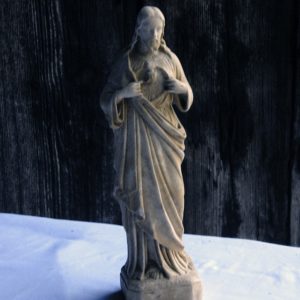 Statuette Vintage de Jésus au Coeur Sacrée