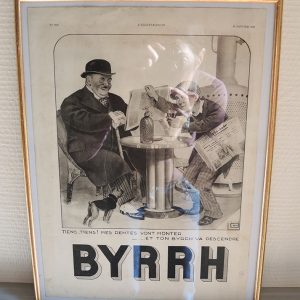 Affiche Vintage Encadrée : Byrrh (Illustration No 4847)