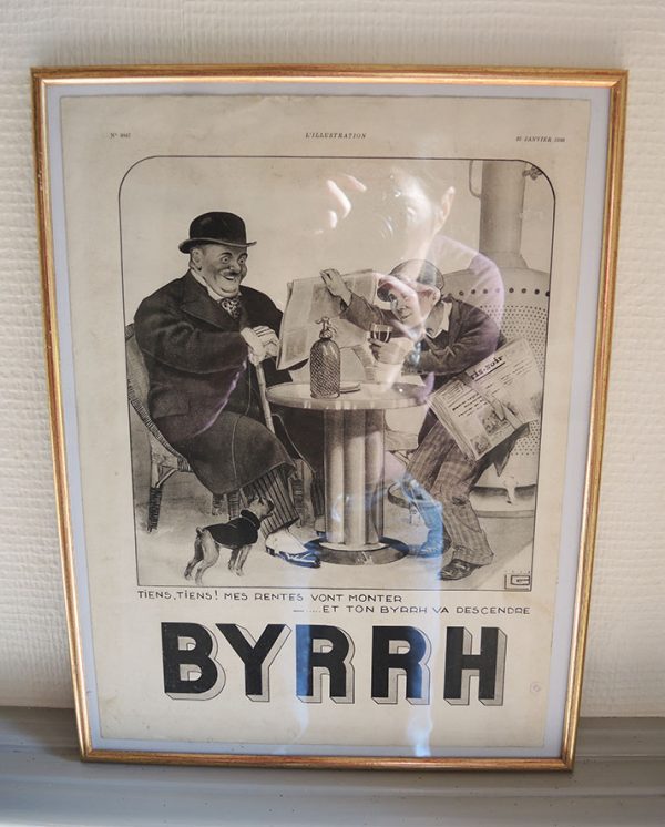 Affiche Vintage Encadrée : Byrrh (Illustration No 4847)