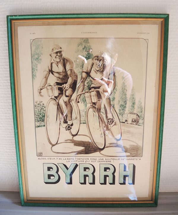 Affiche Vintage Encadrée : Byrrh (Illustration No 4872)