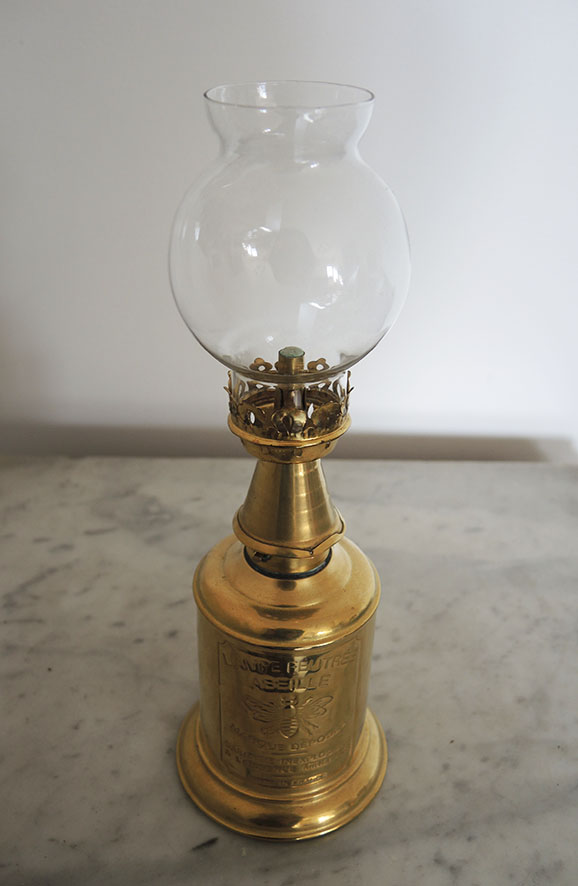 Lampe ABEILLE Vintage en Laiton