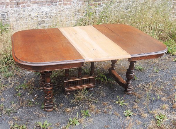 Table Extensible Vintage Style Henri II