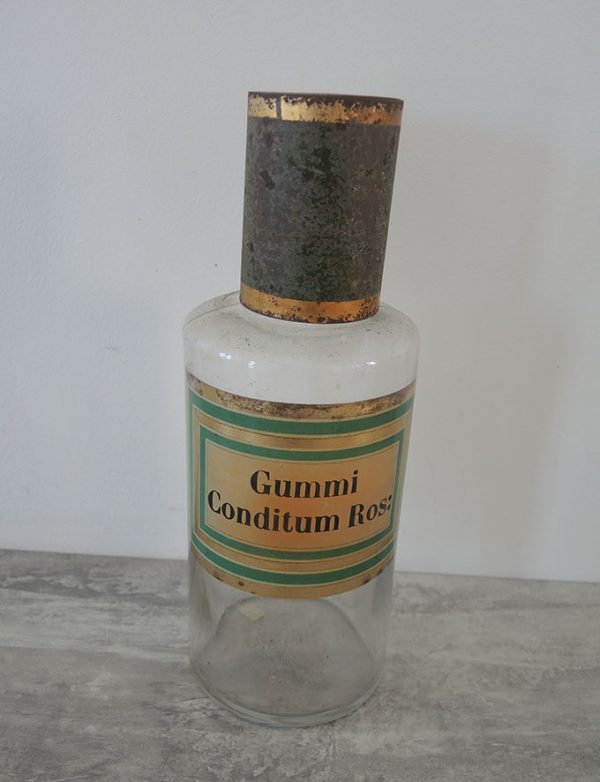 Flacon Apothicaire Gummi Conditum Rose Vintage