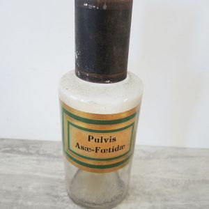 Pot à Pharmacie Pulvis Asae Foetide Vintage