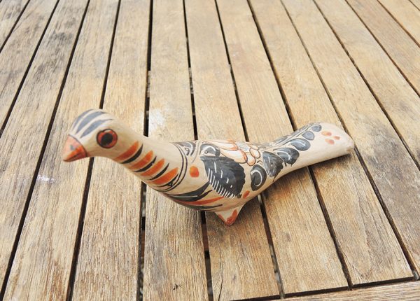 Figurine Mexicaine Vintage : Oiseau en Céramique