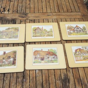 Lot de Sets de Table Pimpernel Vintage English Cottages