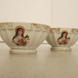 Bols en Porcelaine Sainte Thérèse de Lisieux