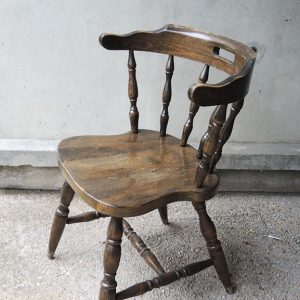 Chaise en Bois Vintage de Style Windsor