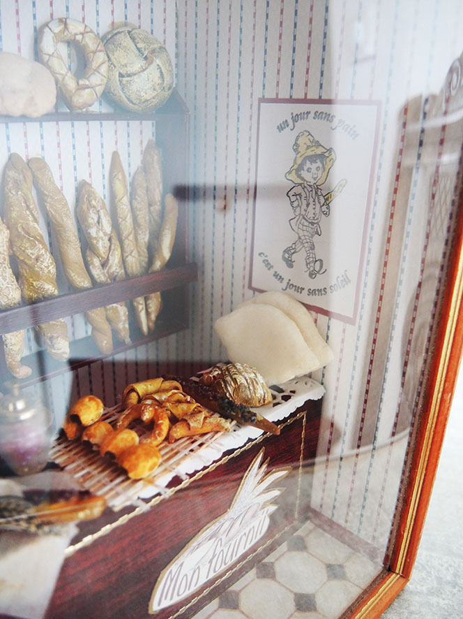 Décoration de vitrine miniature pour maison de poupée, boutique de bekery  miniature, pâtisserie miniature, café miniature, affichage miniature -   France