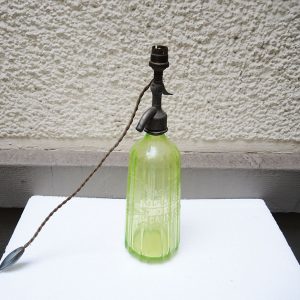 Siphon-Lampe en Verre Vintage : GLACIERES DE CANNES