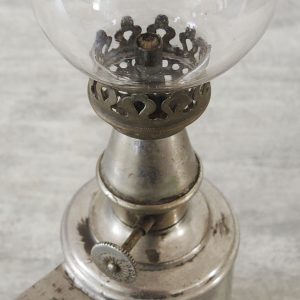 Vintage Lampe Pigeon Argenté