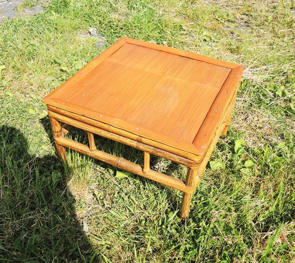 Table Basse en Bambou Vintage