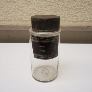Pot à Pharmacie Anis Vert Vintage