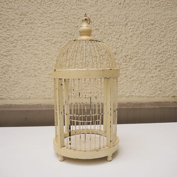 Cage à Oiseau Ronde Vintage