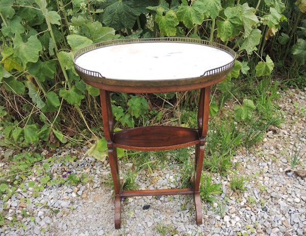 Table d'Appoint Ovale Vintage