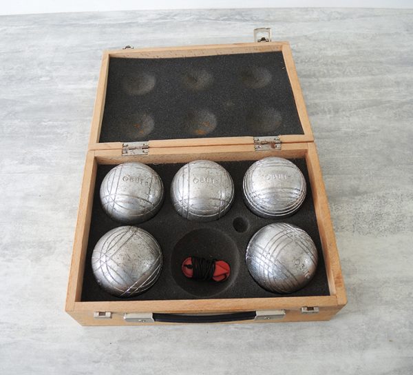 Coffret de 5 Boules de Pétanque Obut Vintage