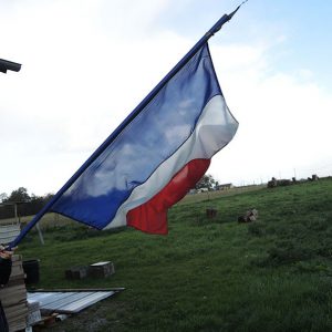 Ancien Drapeau Tricolore Français