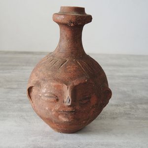 Ancien Vase Anthropomorphe en Terre Cuite