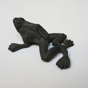 Ancienne Figurine Grenouille en Etain