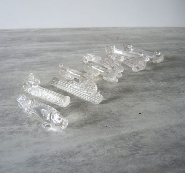 Porte-Couteaux Animaux en Verre Moulé