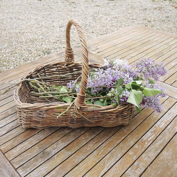 Panier Rectangulaire en Osier Clair