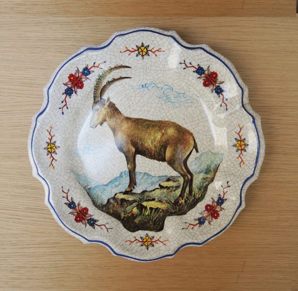 Ancienne Assiette en Mélamine Lami Italy – Mouflon