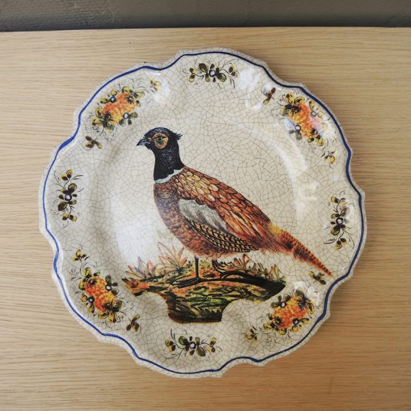 Ancienne Assiette en Melamine Lami Italy - Faisan