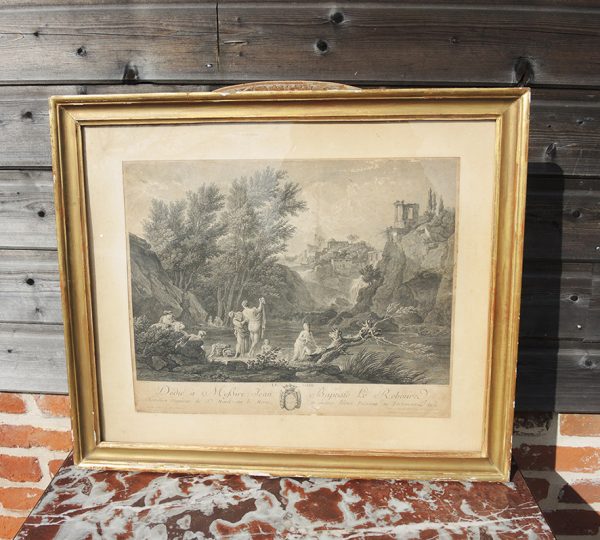 Ancienne Lithographie Jean Baptiste Auguste Le Rebours