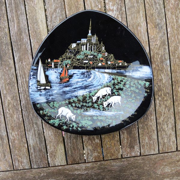 Ancienne Assiette en Faïence de Longwy