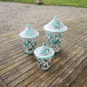 Anciens Pots Apothicaires en Faïence