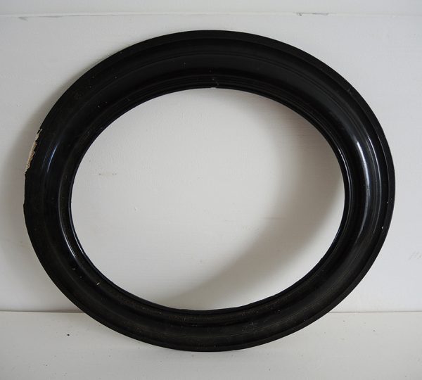 Ancien Cadre Oval Noir Napoléon III