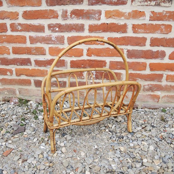 Ancien Porte-Revues en Bambou