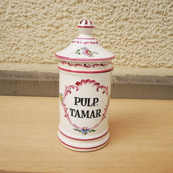 Ancien Pot Apothicaire en Faïence PULP TAMAR