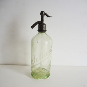 Siphon Ancien en Verre Vert JULIEN ORLEANS