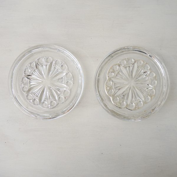 2 Anciens Dessous-de-Bouteille en Cristal de Baccarat