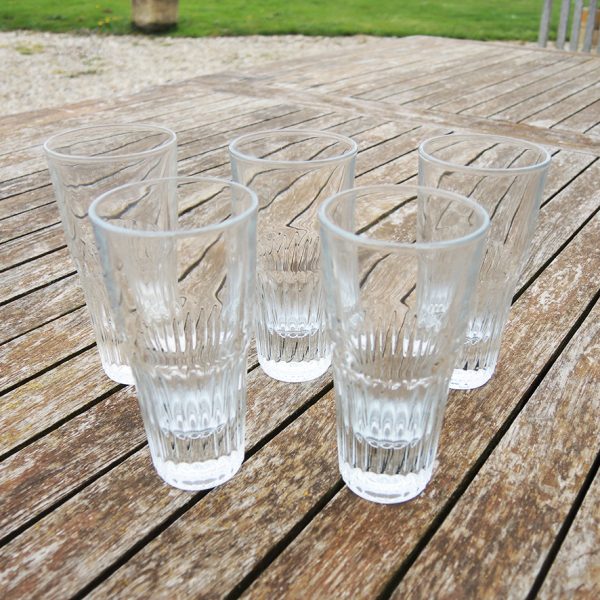 5 Anciens Verres à Pastis
