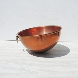 Ancien Bol Cul de Poule en Cuivre Mauviel