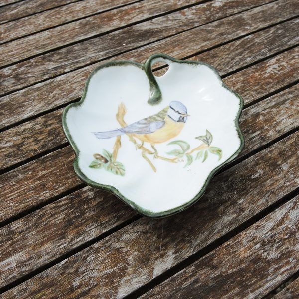 Ancienne Coupelle Mésange en Porcelaine de Limoges
