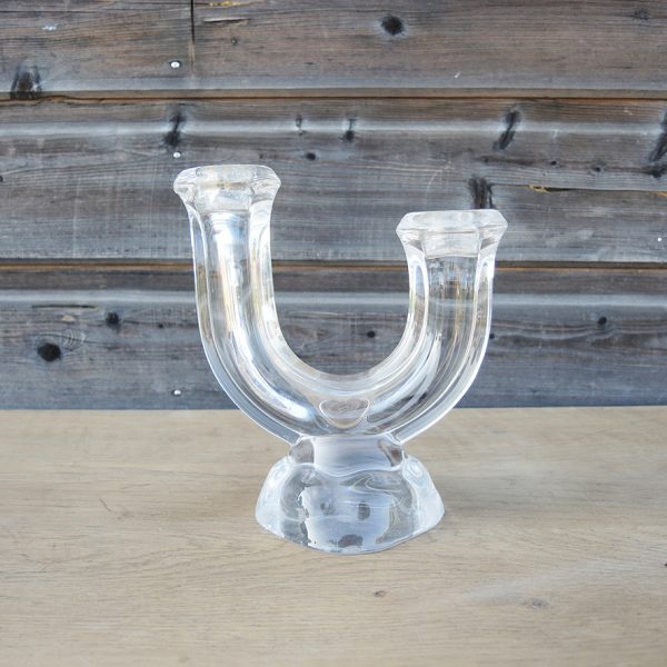 Ancien Bougeoir en Cristal de Vannes