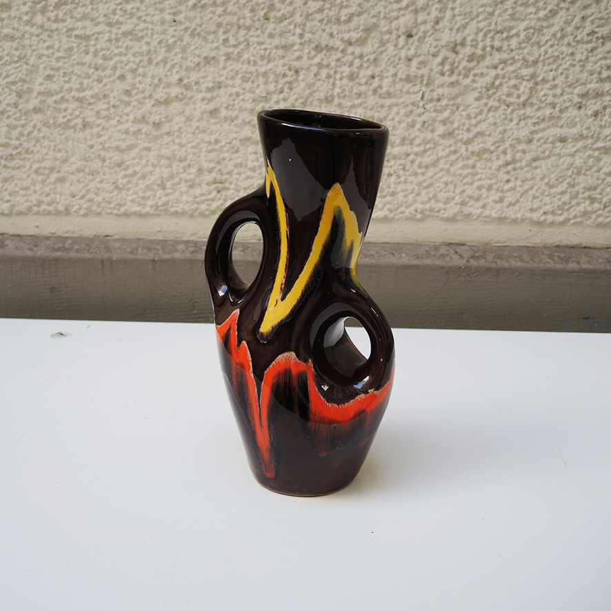 Ancien Vase en Céramique de Vallauris Signé (1)