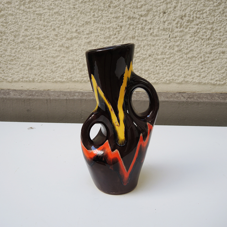 vase-ceramique-vallauris-vinatge Ancien Vase en Céramique de Vallauris Signé