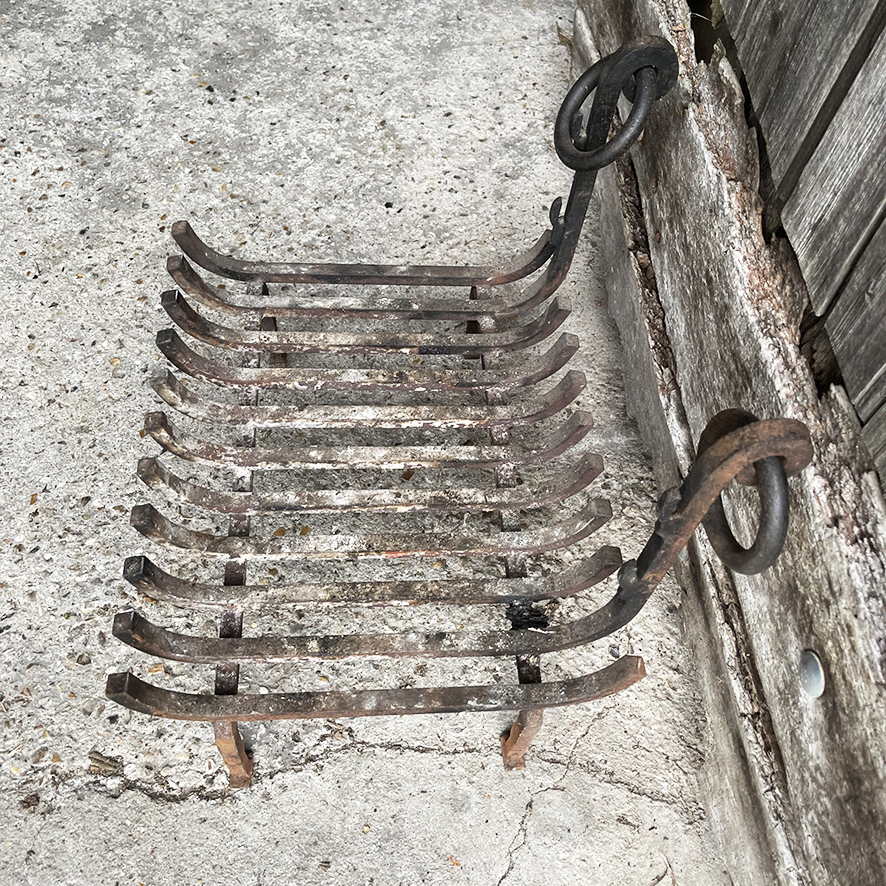 Ancienne Grille de Cheminée en Fonte (3)