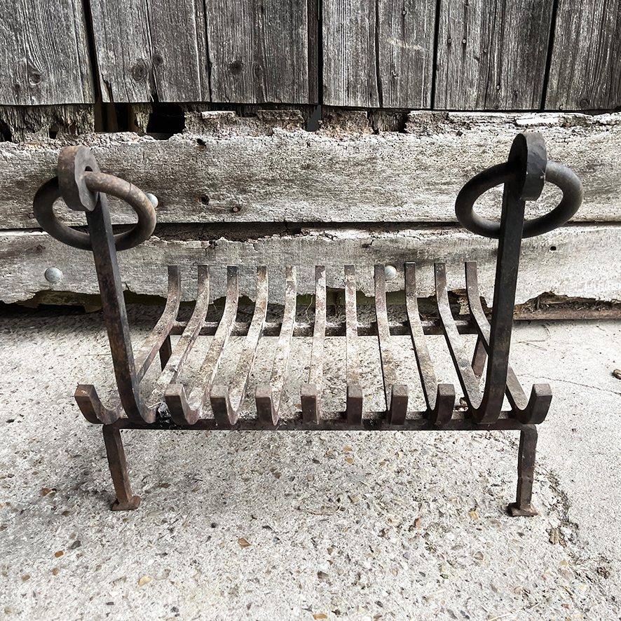 Ancienne Grille de Cheminée en Fonte (4)