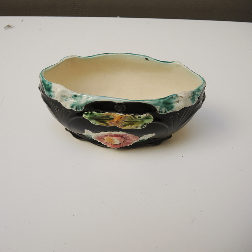 Ancienne Jardinière Barbotine (1)