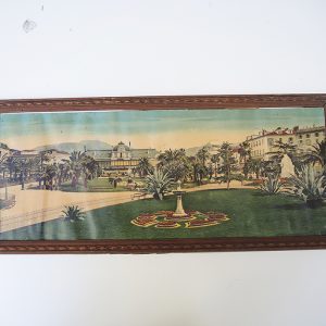 Ancienne Photo Panoramique Colorisée Promenade des Anglais Nice