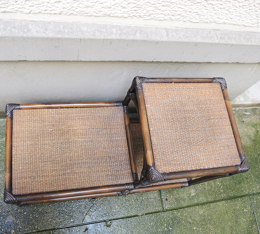 Ancien Meuble Bas en Rotin (5)
